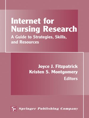 cover image of Internet for Nursing Research